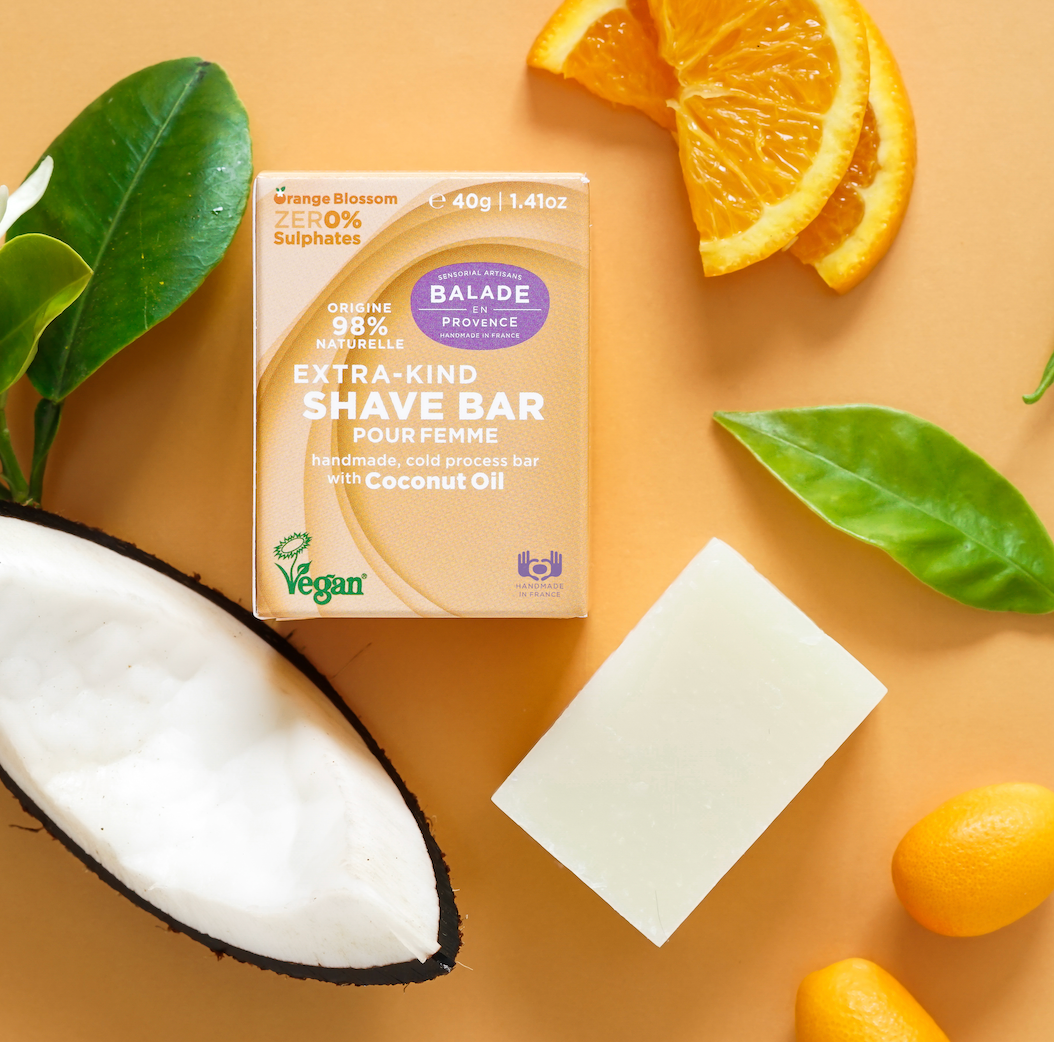 Shaving bar for women (orange blossom) - 40G