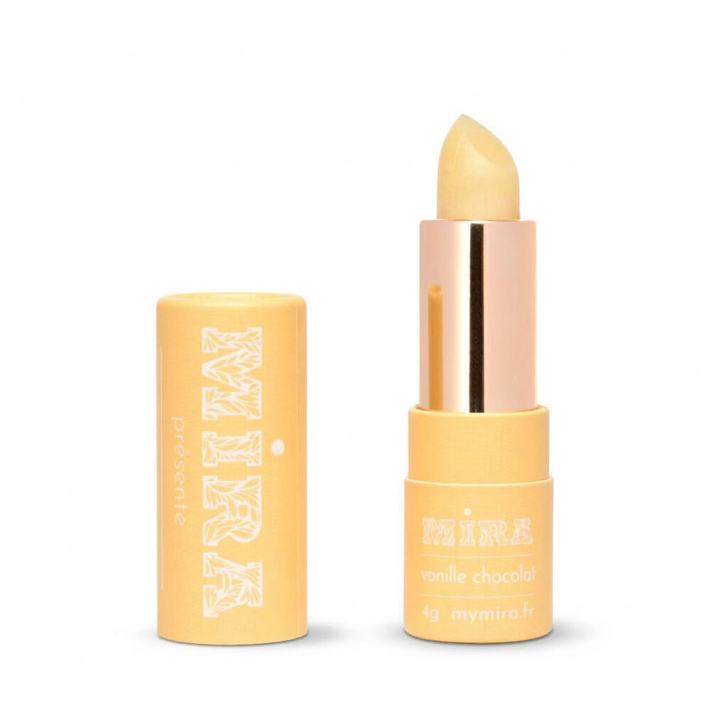 Nourishing lip balm with cocoa butter, vanilla and coconut oil